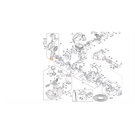 STIHL  Rolka linki 4149 195 0400